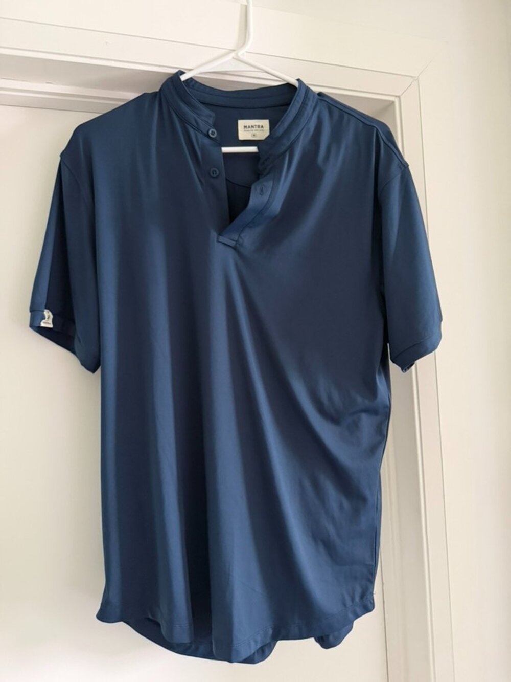 Mantra Golf Men's Catalyst Polo with Mantra Collar - Dark Blue - Medium